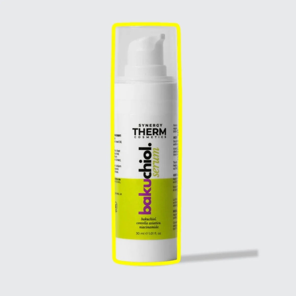 Ser anti-îmbătrânire, Bakuchiol Serum, cu Bakuchiol şi Centella Asiatica, alternativa naturală la retinol