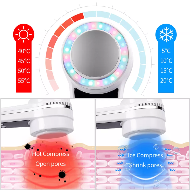 Hot & Cold Therapy Beauty Device - Aparat Facial Portabil