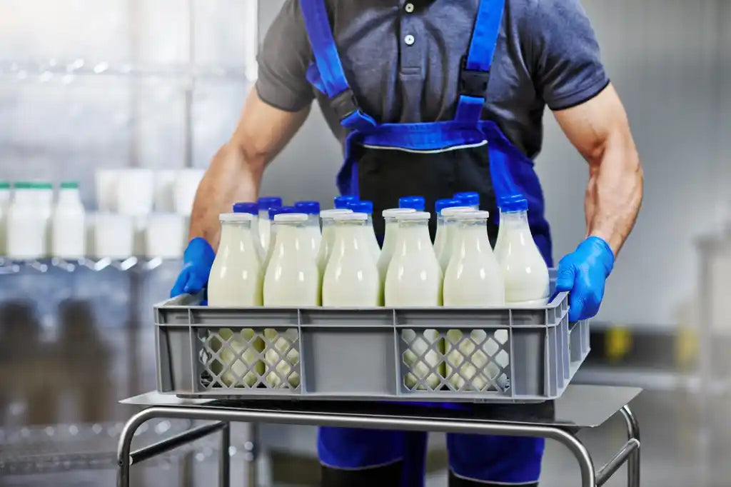 Mercator GoGrip Blue – Manusi nitril albastre fara pudra, 50 bucati