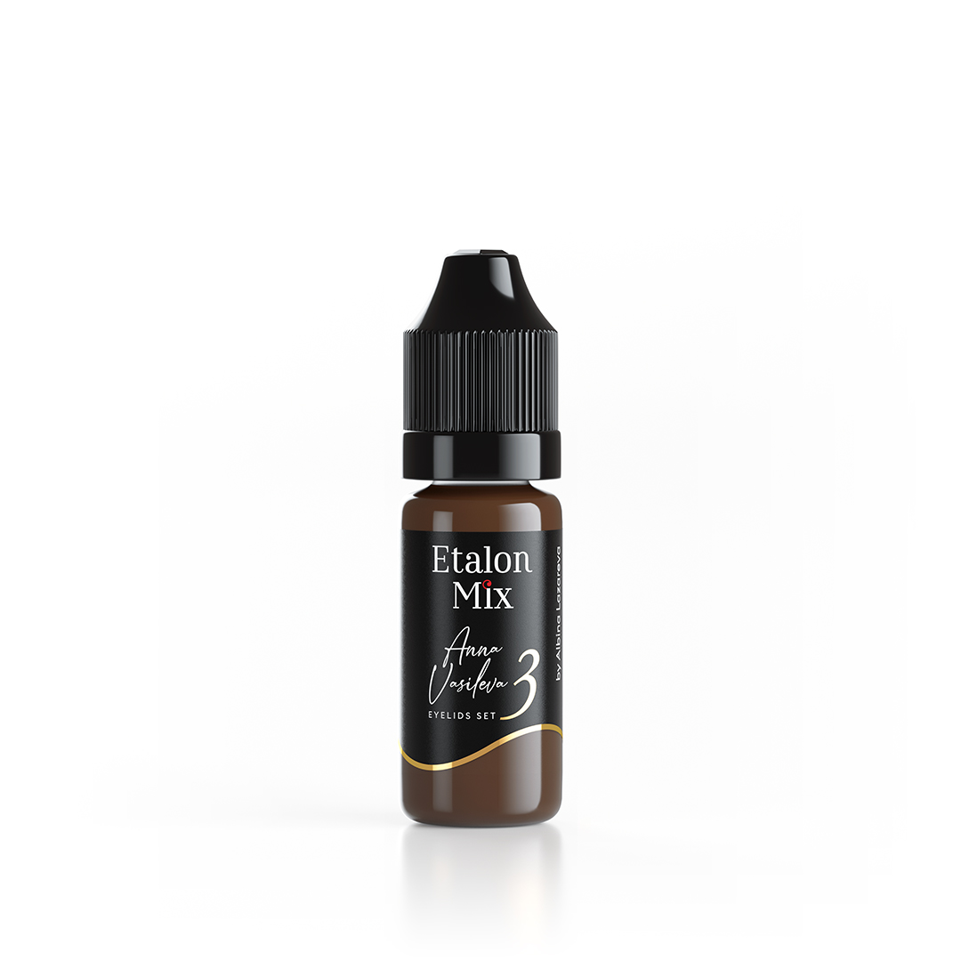 PIGMENT ETALON MIX PENTRU EYELINER BY ANNA VASILEVA NUANTA-No.3 AMBER- 10 ML