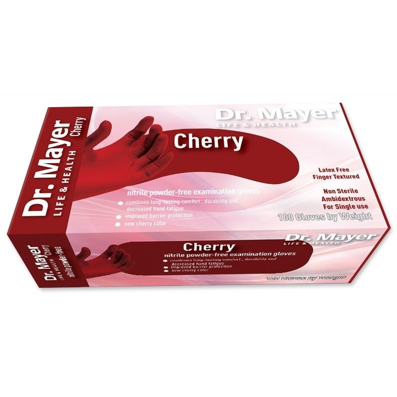 Manusi Examinare Nitril Cherry Red Dr. Mayer