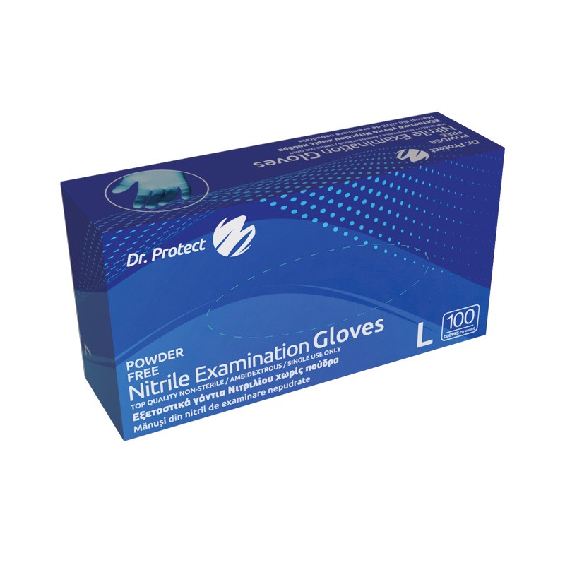 Manusi Examinare Nitril Blue Nepudrate Dr.Protect