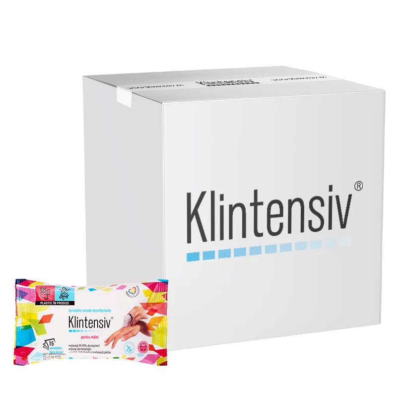 Klintensiv® servetele dezinfectante maini