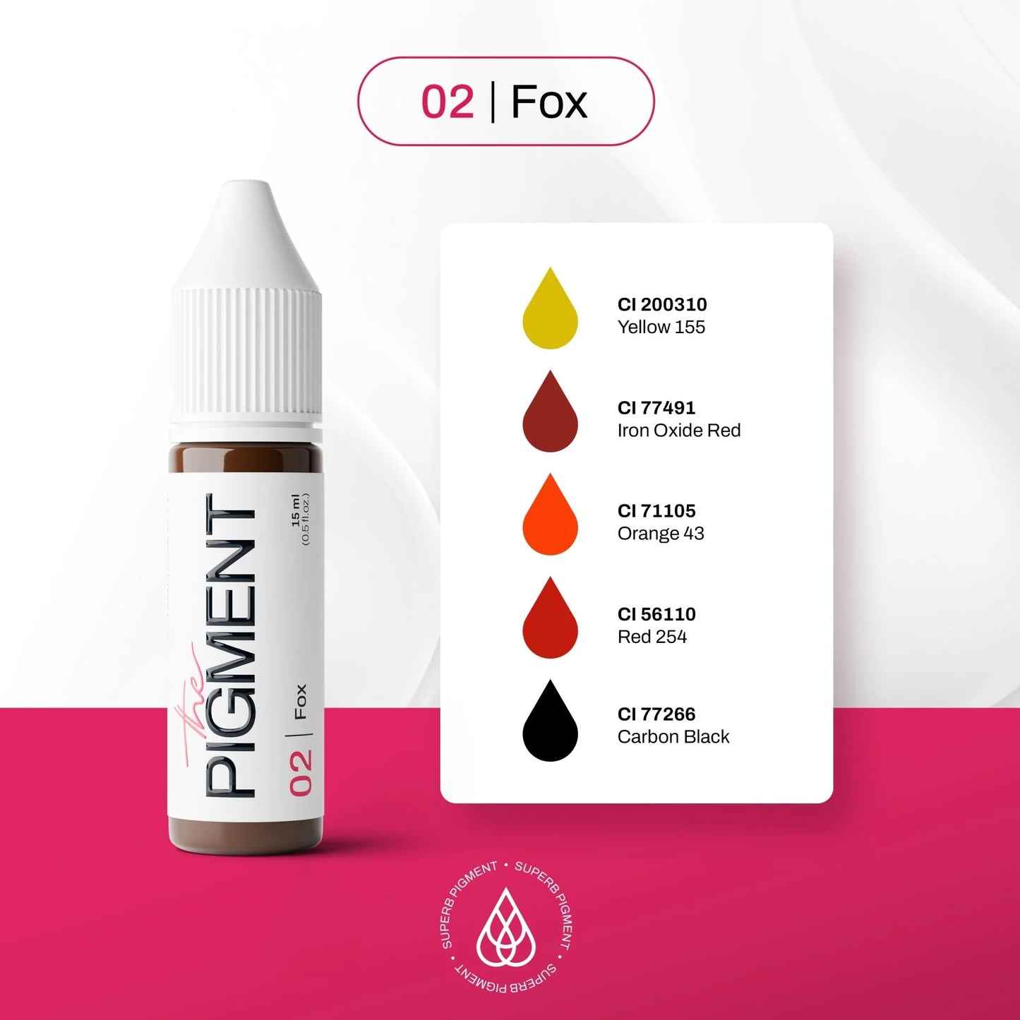 Pigment The Pigment -  02 Fox - 5ml/15ml