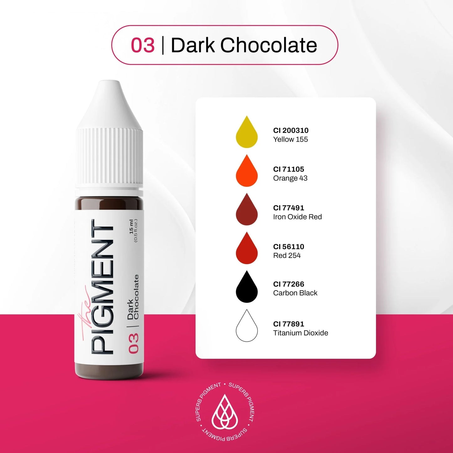 Pigment The Pigment - 03 Dark Chocolate - 5ml/15ml