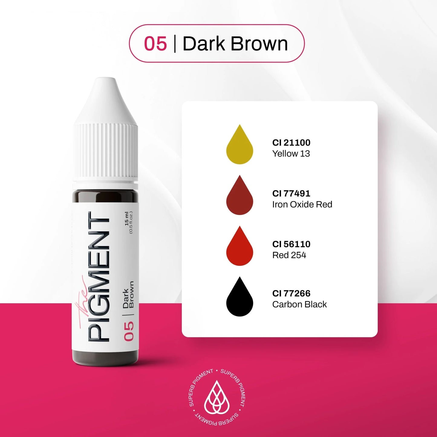 Pigment The Pigment - 05 Dark Brown - 5ml/15ml