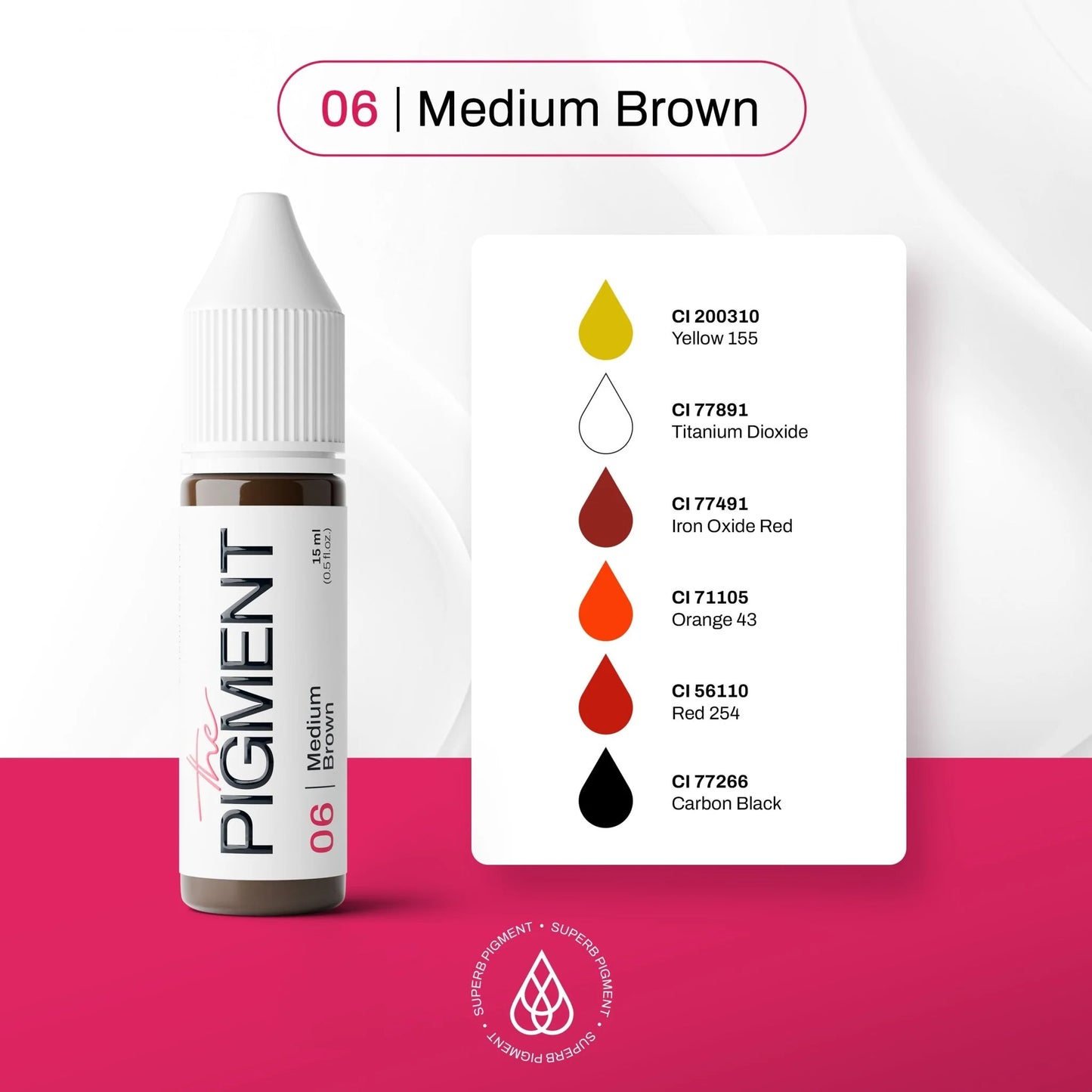 Pigment The Pigment - 06 Medium Brown - 5ml/15ml