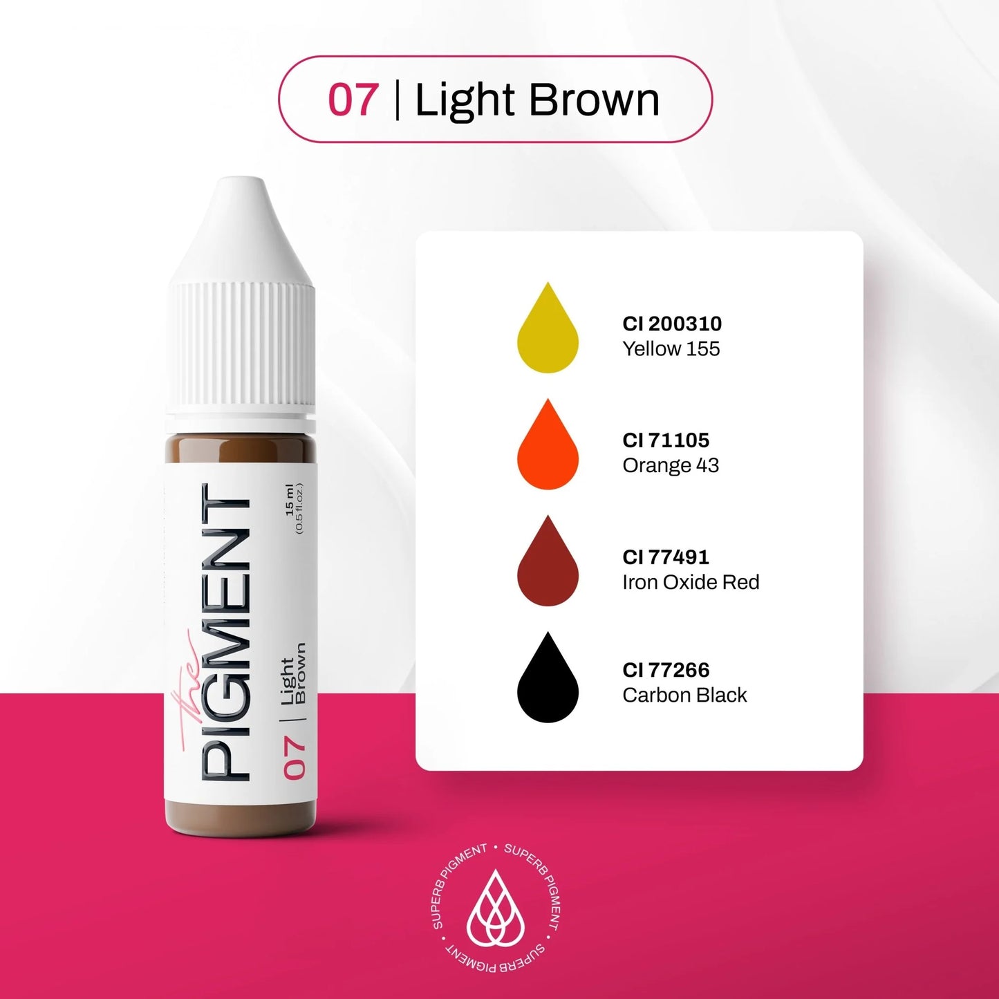 Pigment The Pigment - 07 Light Brown - 5ml/15ml
