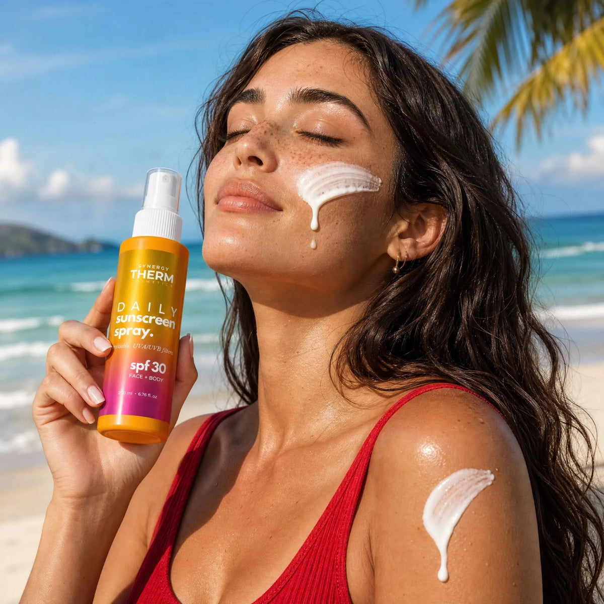 Daily Sunscreen Spray SPF 30, Protecție Solară Lejerǎ, UVA/UVB, Absorbție Rapidă, Fără Urme Albe, 200ML