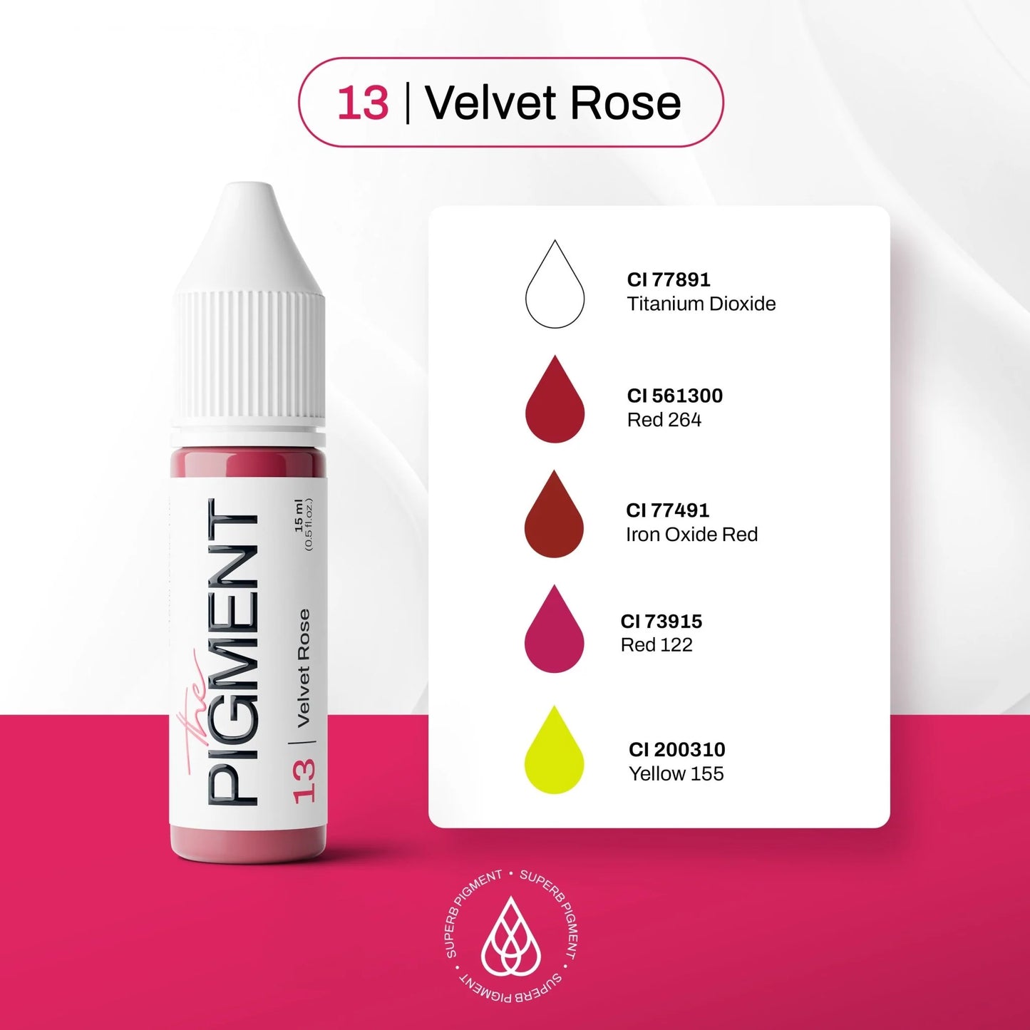 Pigment The Pigment - 13 Velvet Rose - 5ml/15ml