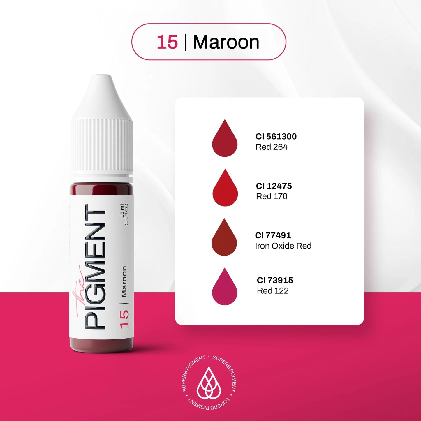 Pigment The Pigment - 15 Maroon - 5ml/15ml