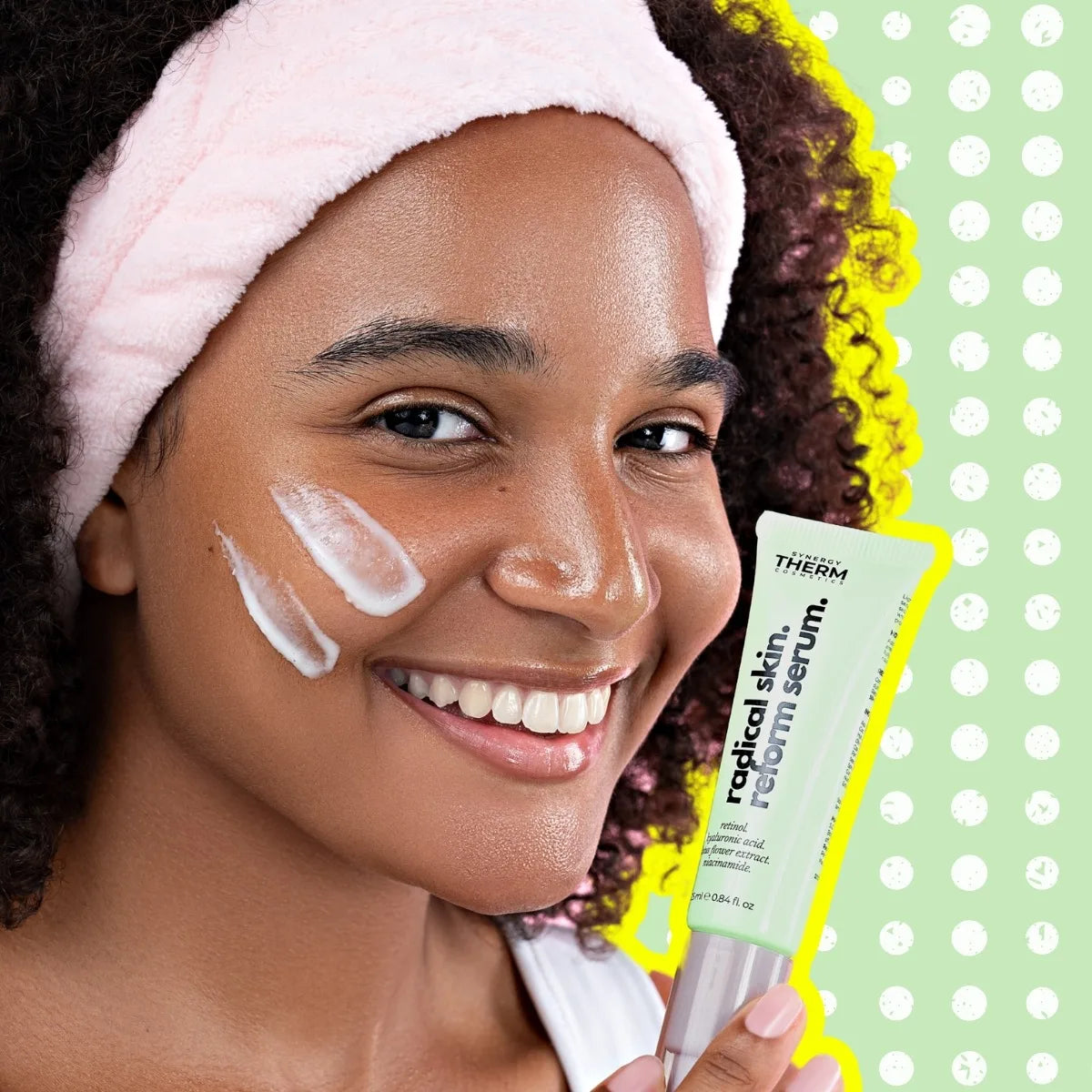 Ser seboregulator, Radical Skin Reform Serum, ser cu Niacinamida, Retinol și Acid Hialuronic, echilibrează secreția de sebum