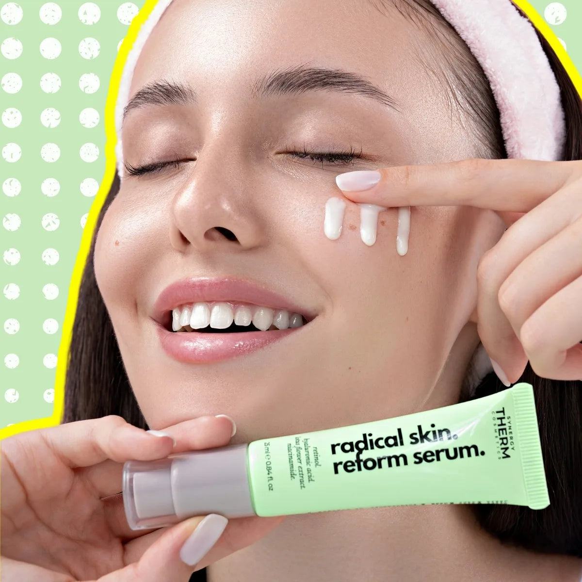 Ser seboregulator, Radical Skin Reform Serum, ser cu Niacinamida, Retinol și Acid Hialuronic, echilibrează secreția de sebum
