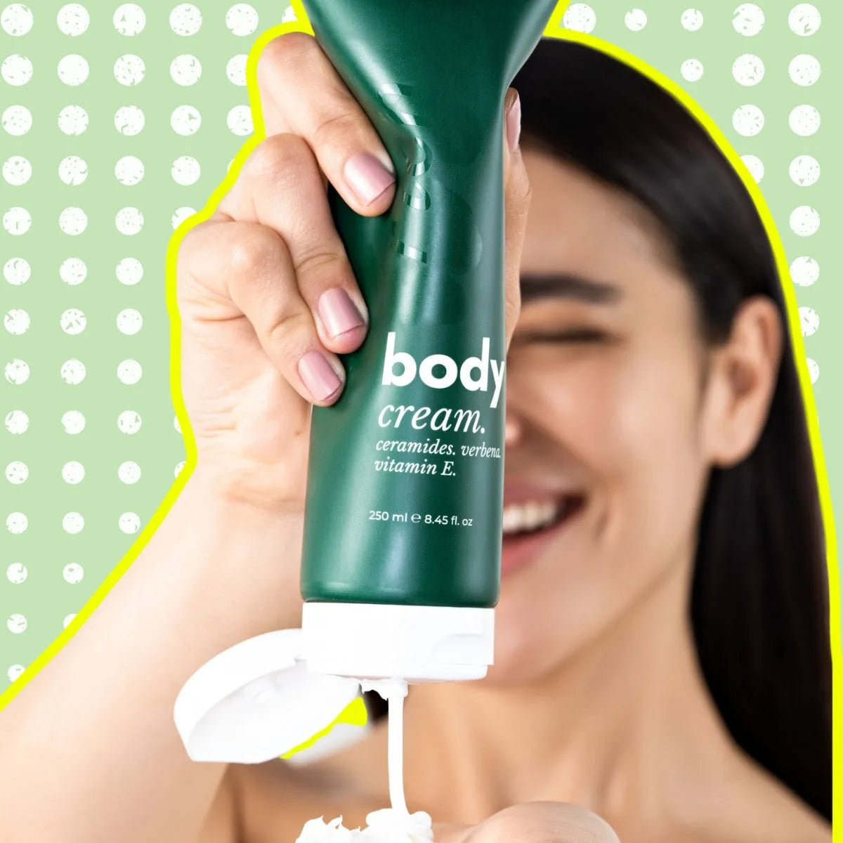 Cremă pentru corp pentru piele foarte uscată, Rich Body Cream, cu Ceramide și Vitamina E.