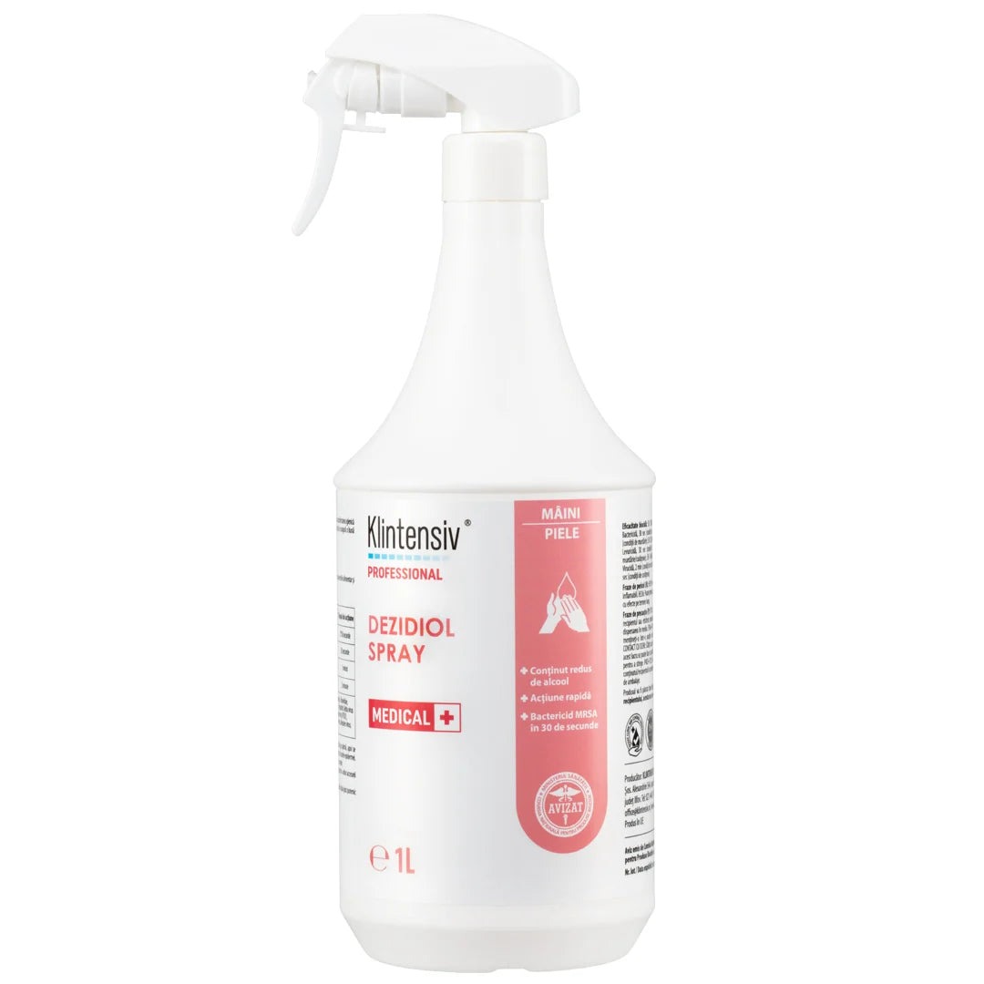 Dezidiol® Spray Dezinfectant maini si piele cu doi alcooli și clorhexidină 1000ML