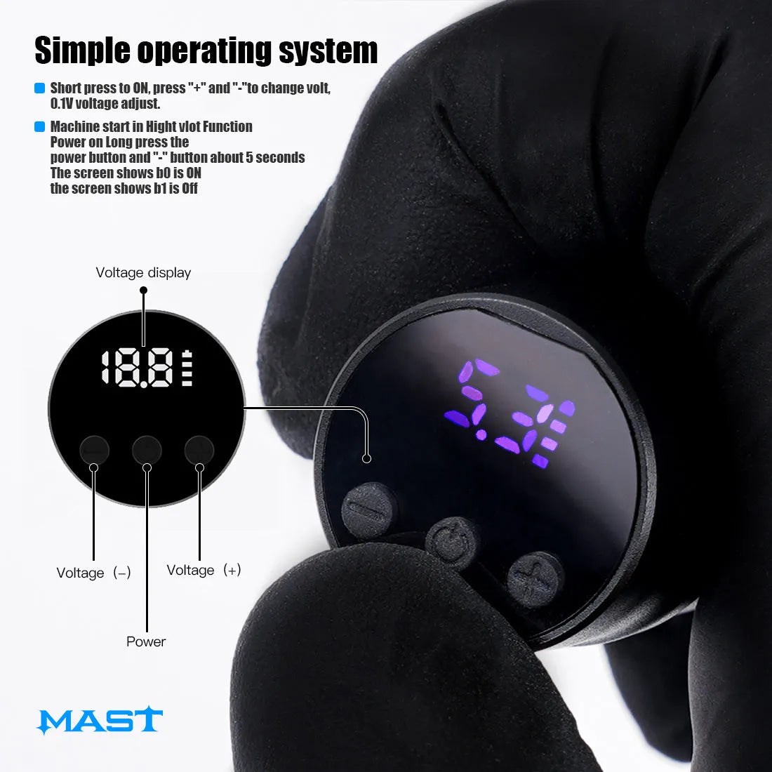 Baterie Wireless Mast P186 – 1100mAh