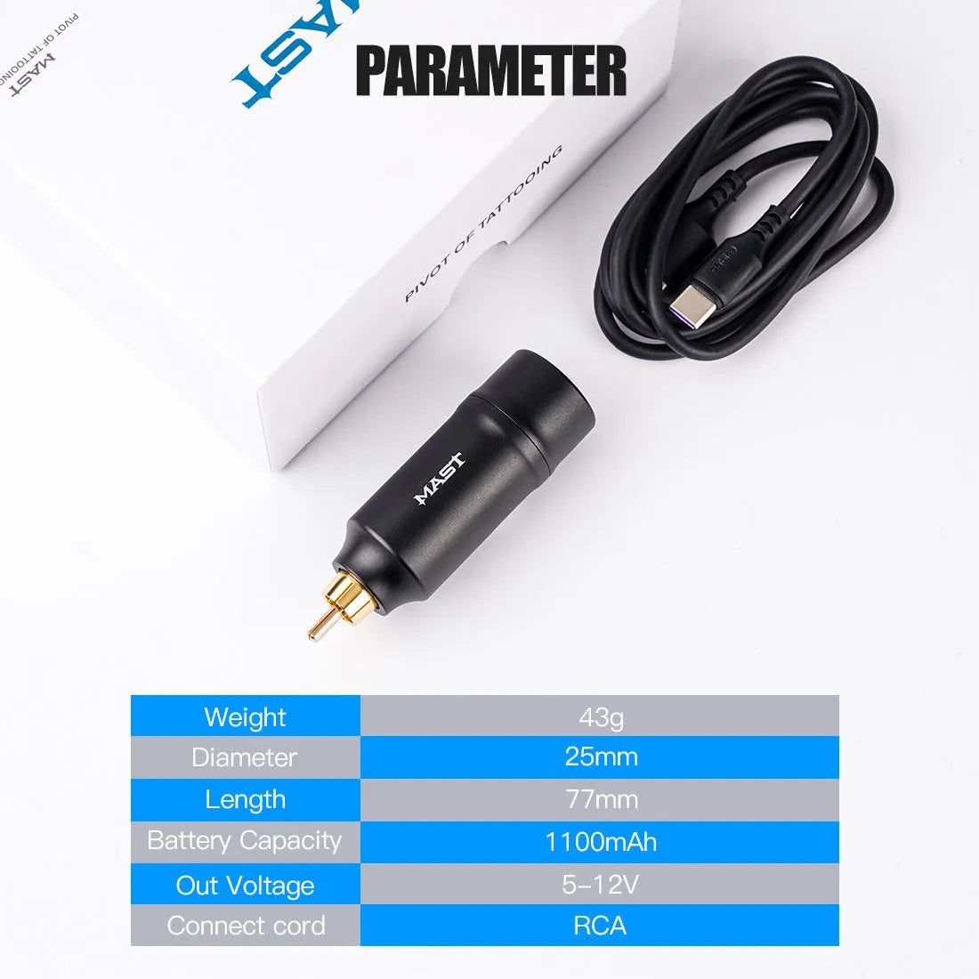 Baterie Wireless Mast P186 – 1100mAh