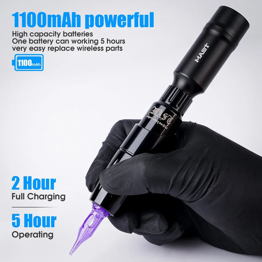 Baterie Wireless Mast P186 – 1100mAh