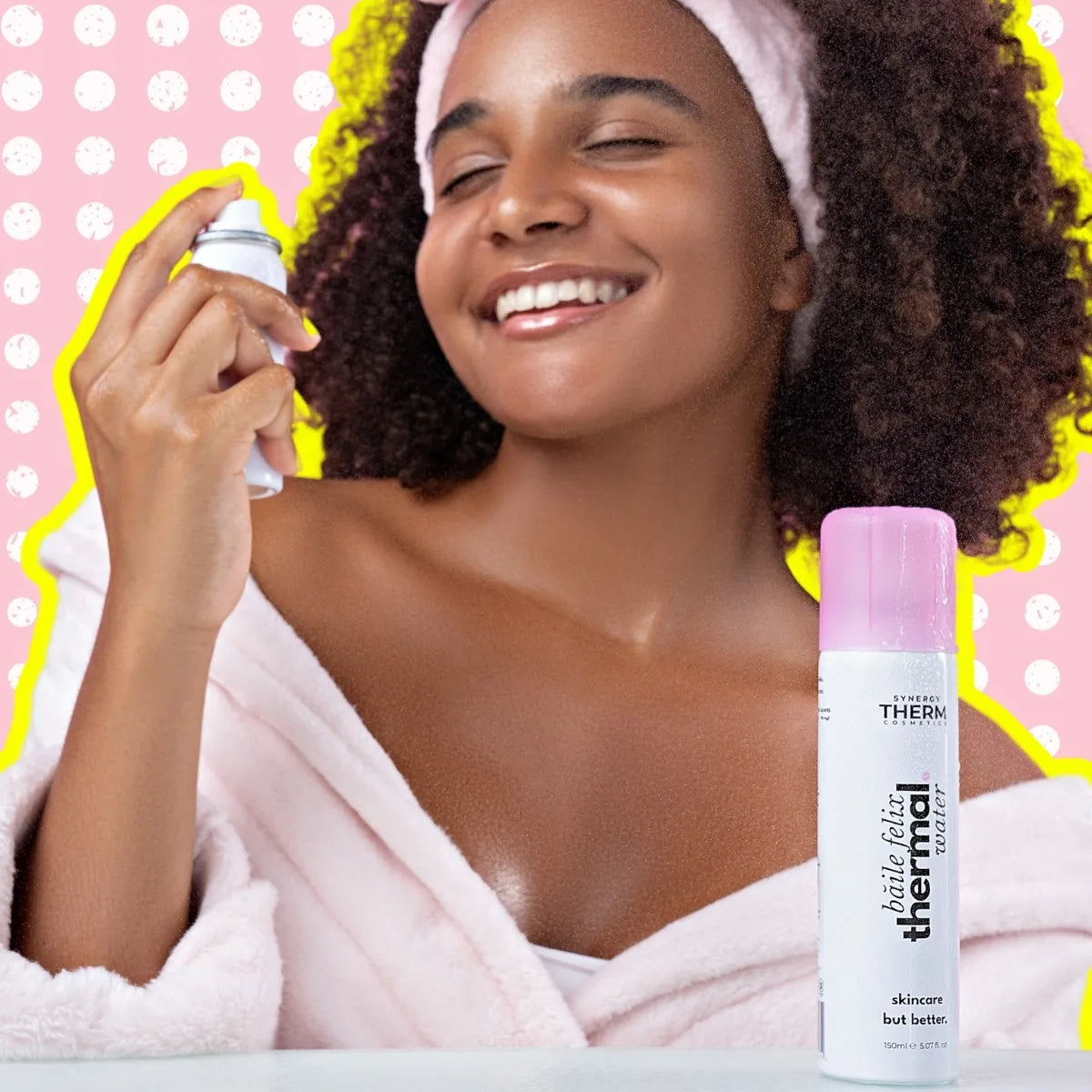 Spray calmant Apă termală, Thermal Water Băile Felix, cu efect calmant pentru pielea sensibilă, iritată, bogată în minerale