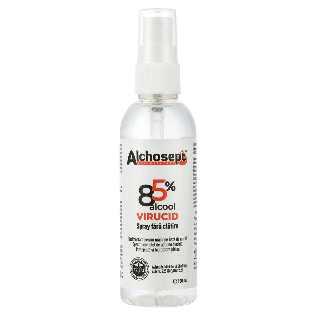 Alchosept® Dezinfectant profesional pentru mâini și piele cu alcool 85% 100ml