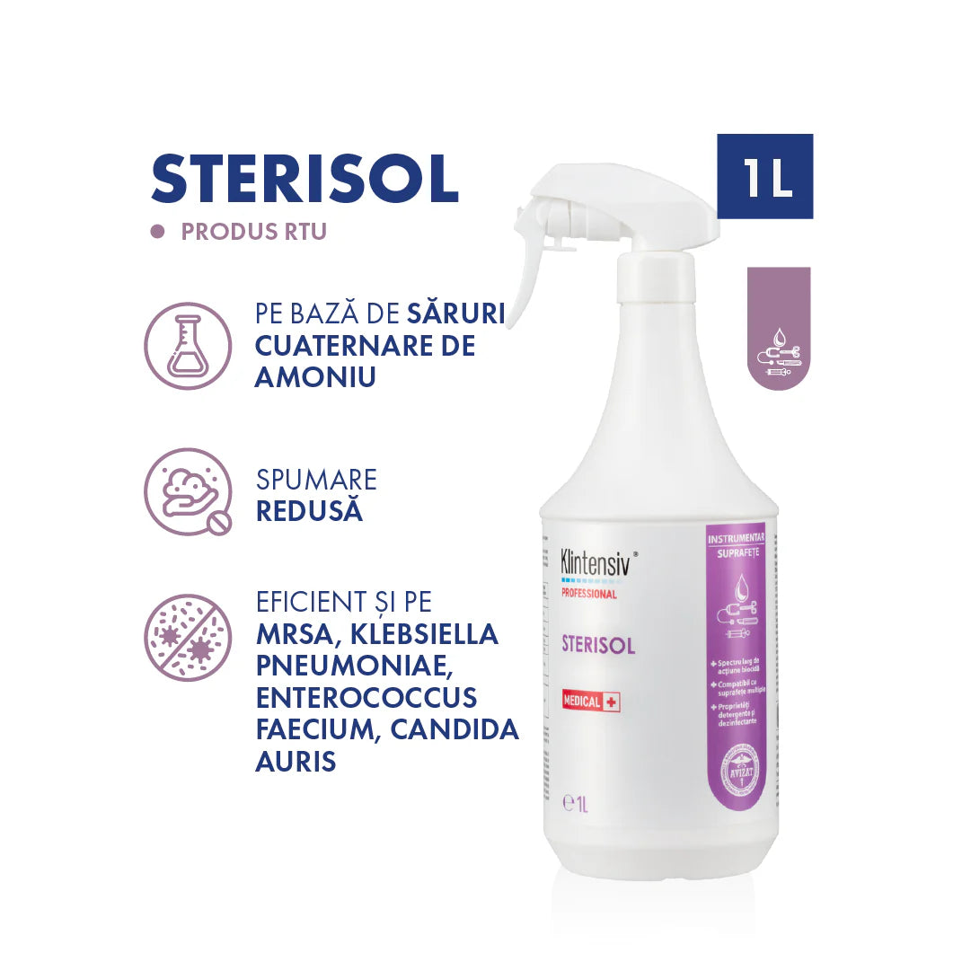 STERISOL - DEZINFECTANT DE NIVEL INALT RTU 1000 ML