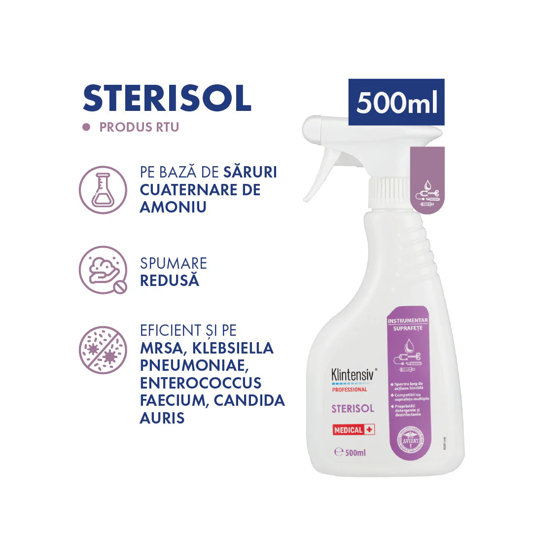 STERISOL - DEZINFECTANT DE NIVEL INALT RTU 500 ML