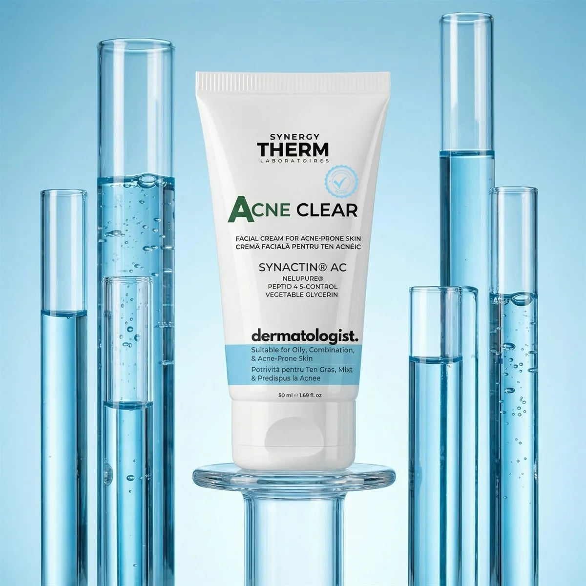 Cremă anti-acnee – Acne Clear – pentru tenul problematic 50 ml
