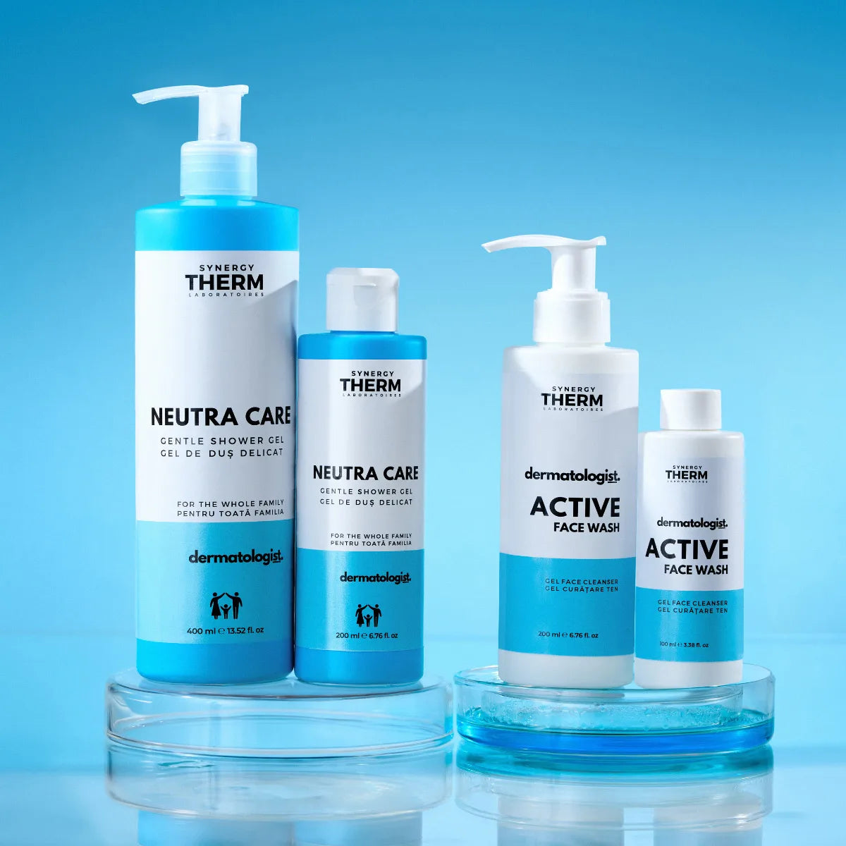 Gel de curățare blând – Active Face Wash 100 ml – pentru ten sensibil și problematic