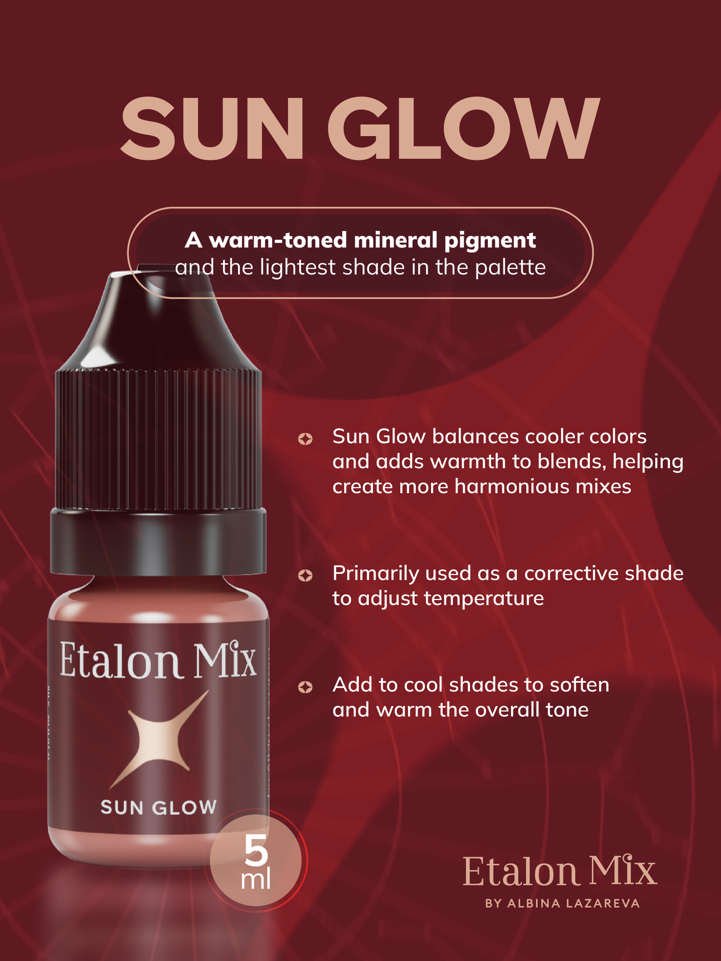 PIGMENT ETALONMIX BUZE, FAVOR SET NUANTA SUN GLOW – 5 ML/10ML