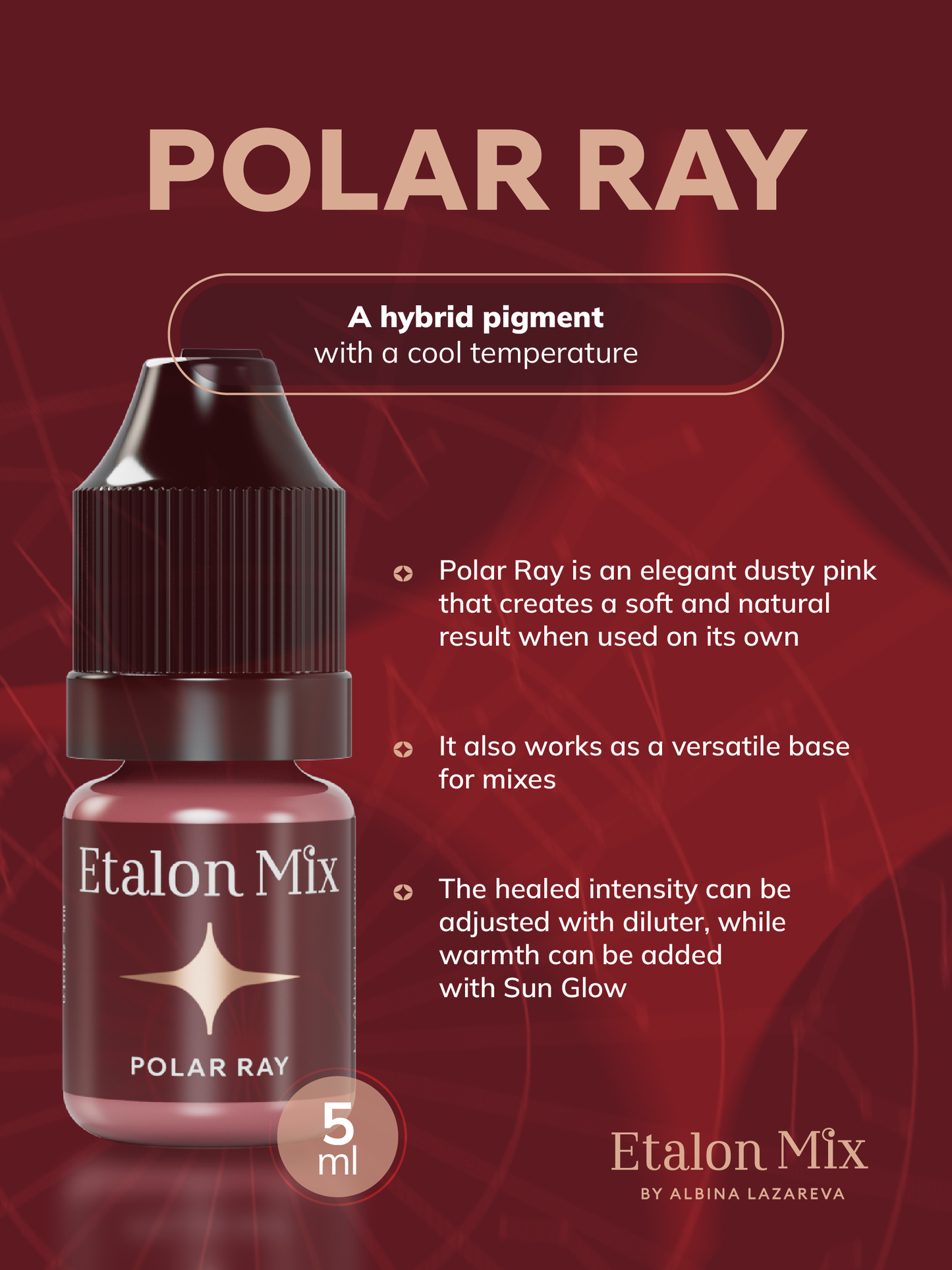 PIGMENT ETALONMIX BUZE, FAVOR SET NUANTA POLAR RAY – 5 ML/10ML