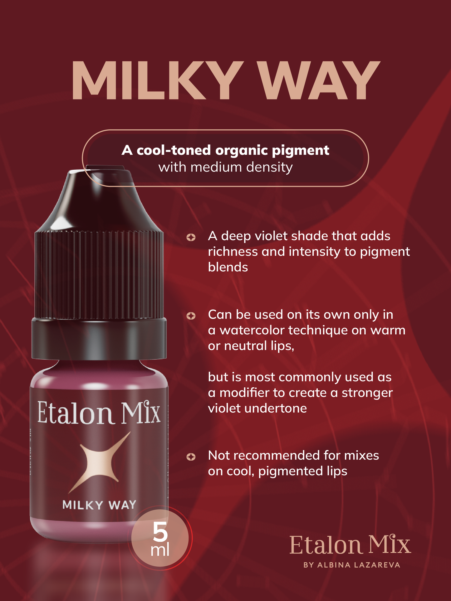 PIGMENT ETALONMIX BUZE, FAVOR SET NUANTA MILKY WAY – 5 ML/10ML