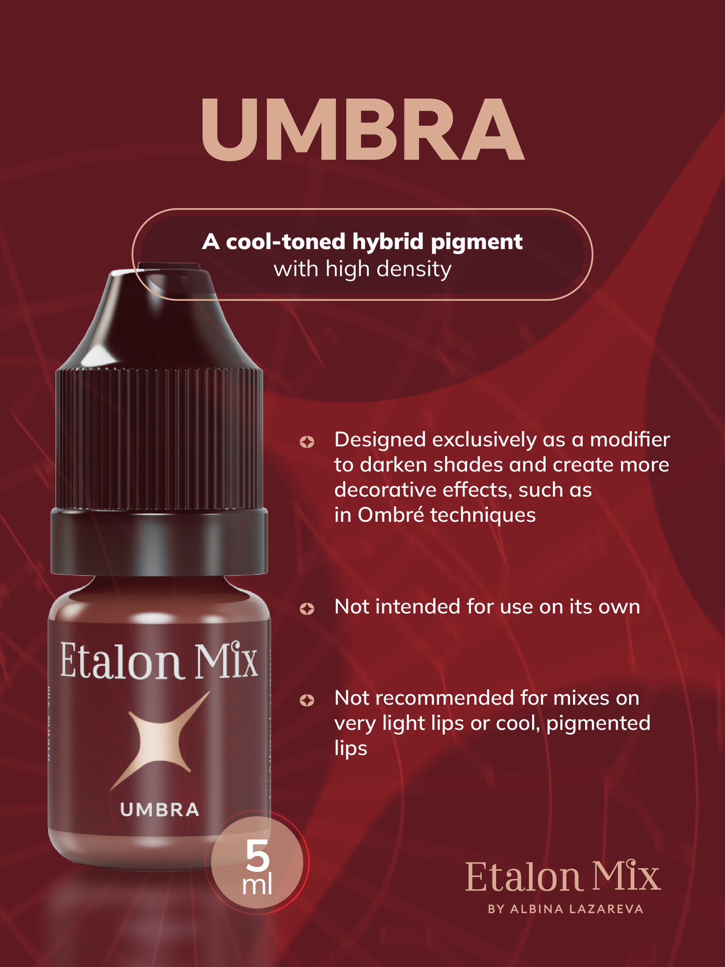PIGMENT ETALONMIX BUZE, FAVOR SET NUANTA UMBRA – 5/10 ML