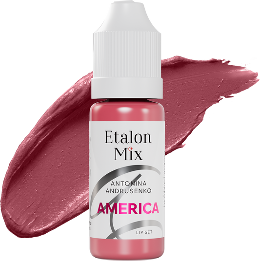 PIGMENT ETALON MIX PENTRU BUZE BY A. ANDRUSENKO NUANTA-AMERICA- 5ML/10 ML