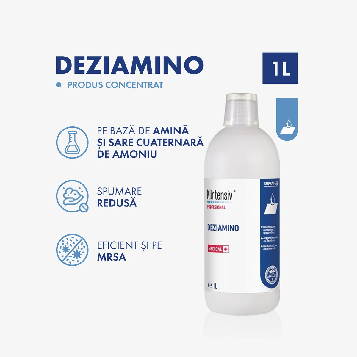 Deziamino® detergent dezinfectant concentrat 1000ML