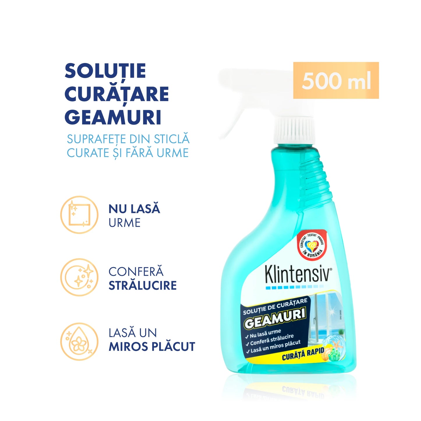 Soluție Curățare Geamuri Klintensiv®