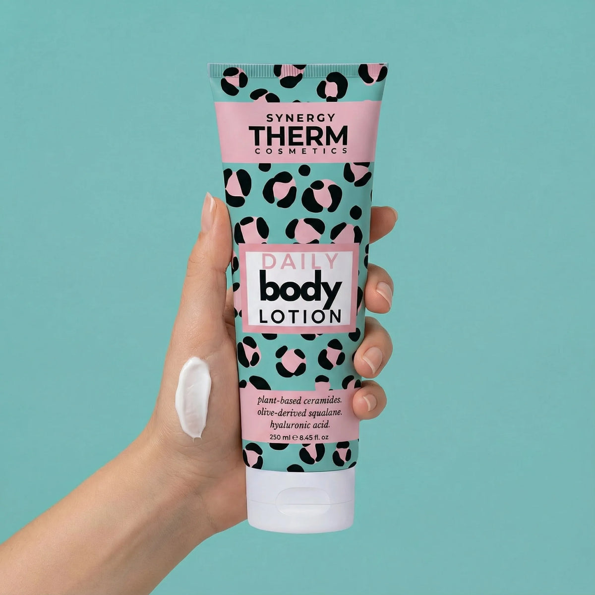 Loțiune Hidratantă pentru Corp Daily Body Lotion cu Ceramide Vegetale, Squalane din Măsline & Acid Hialuronic – Formulă Îmbunătățită