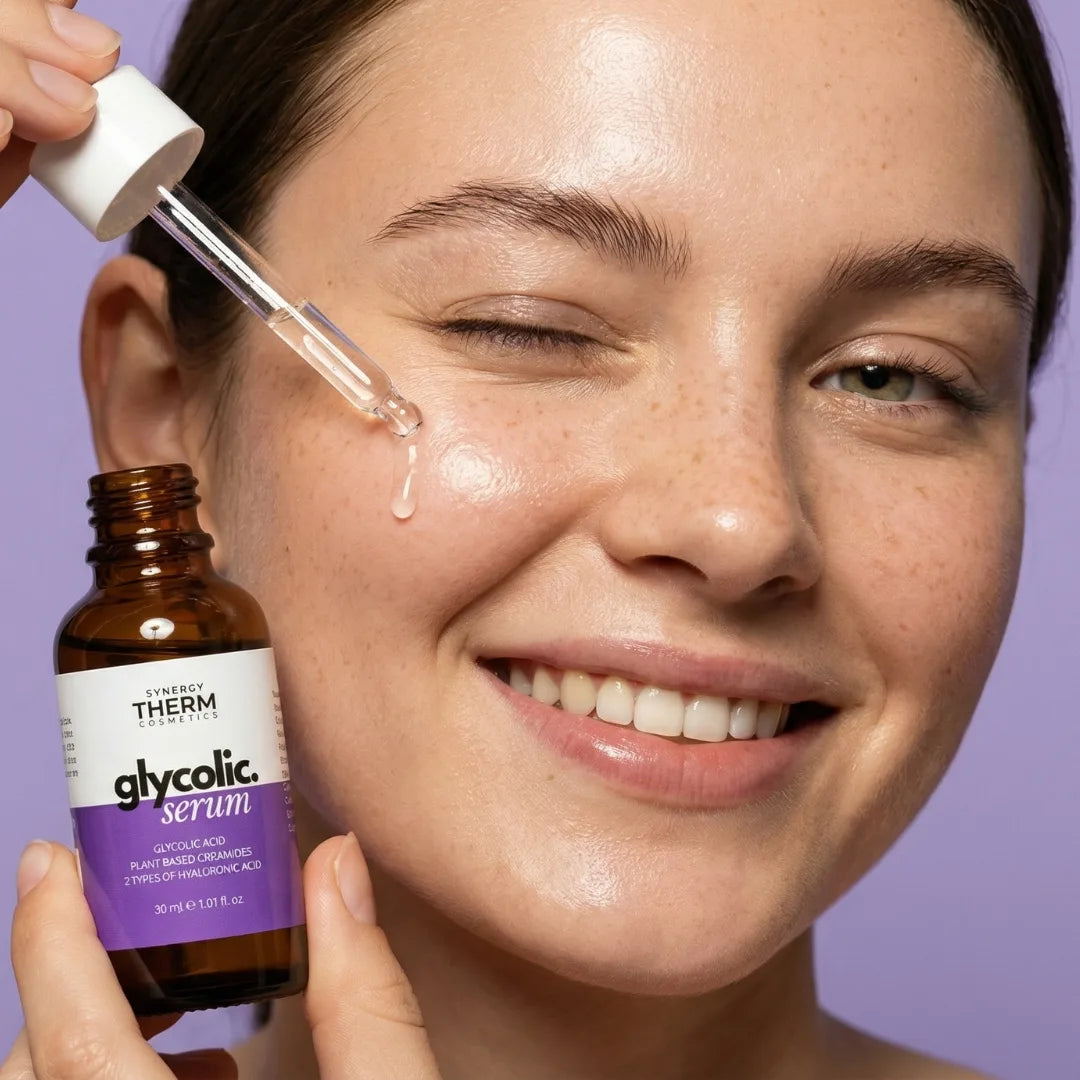Ser Facial cu Acid Glicolic & Ceramide, Glycolic Serum – Exfoliere eficientă și Hidratare