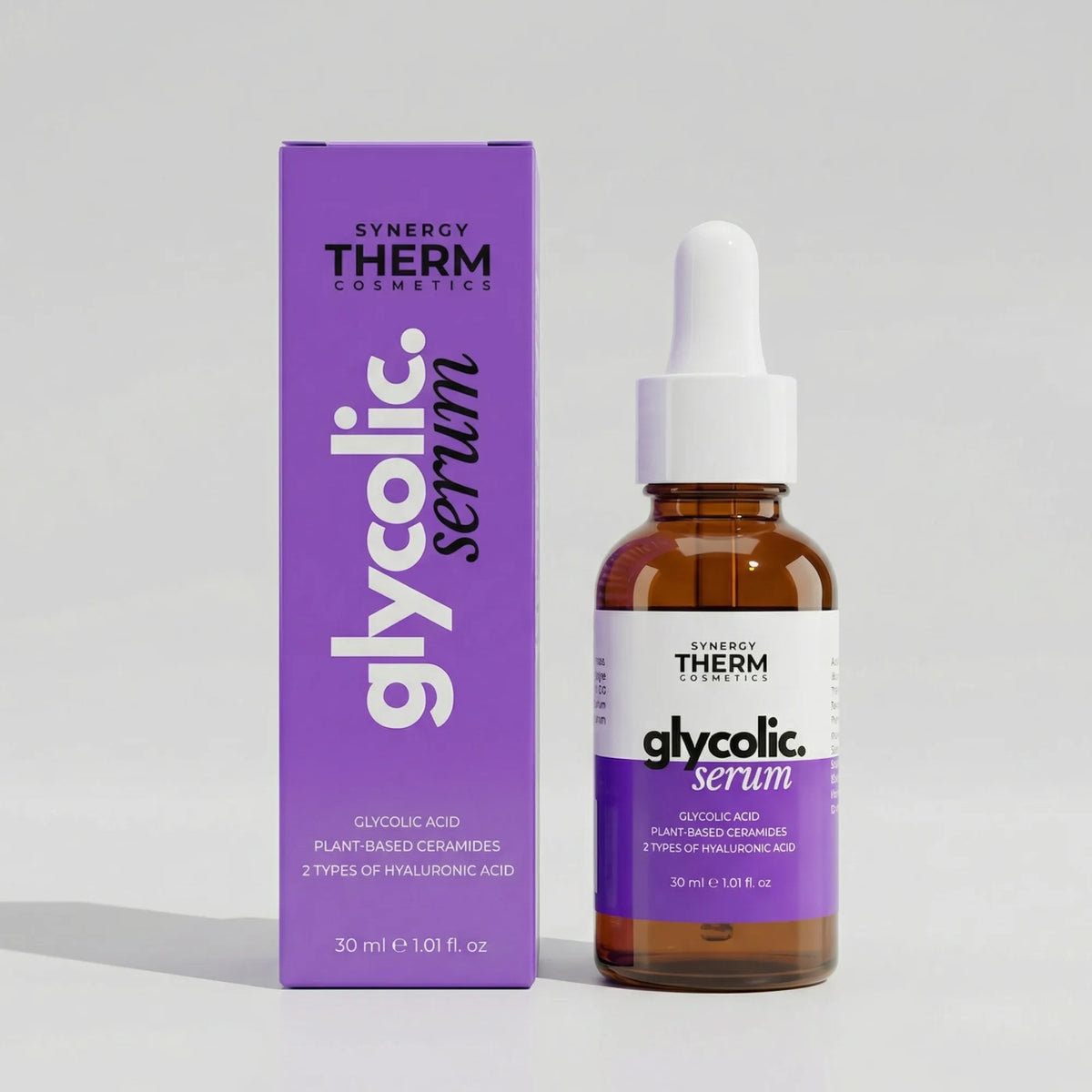 Ser Facial cu Acid Glicolic & Ceramide, Glycolic Serum – Exfoliere eficientă și Hidratare