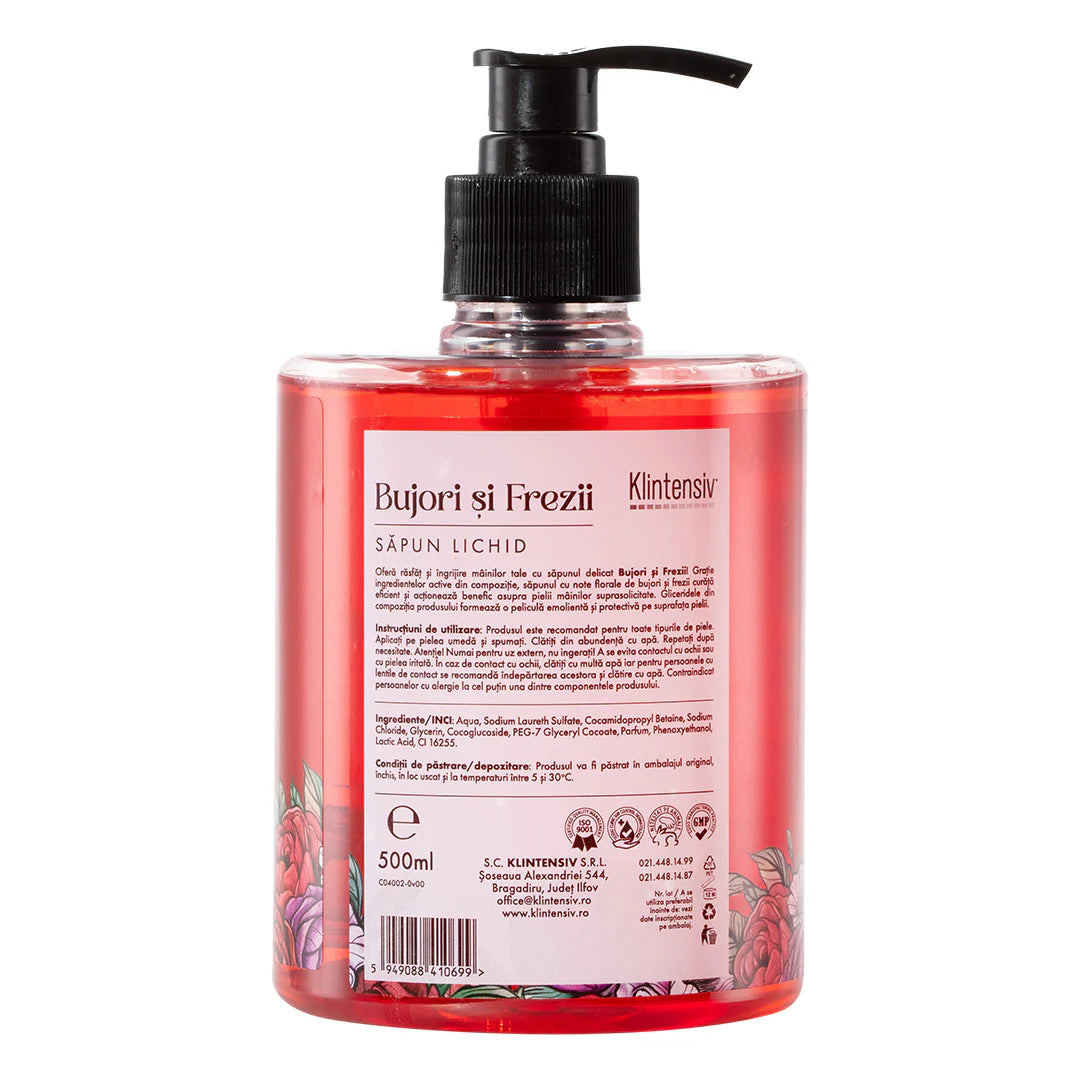 KLINTENSIV - SAPUN LICHID BUJORI SI FREZII 500 ML