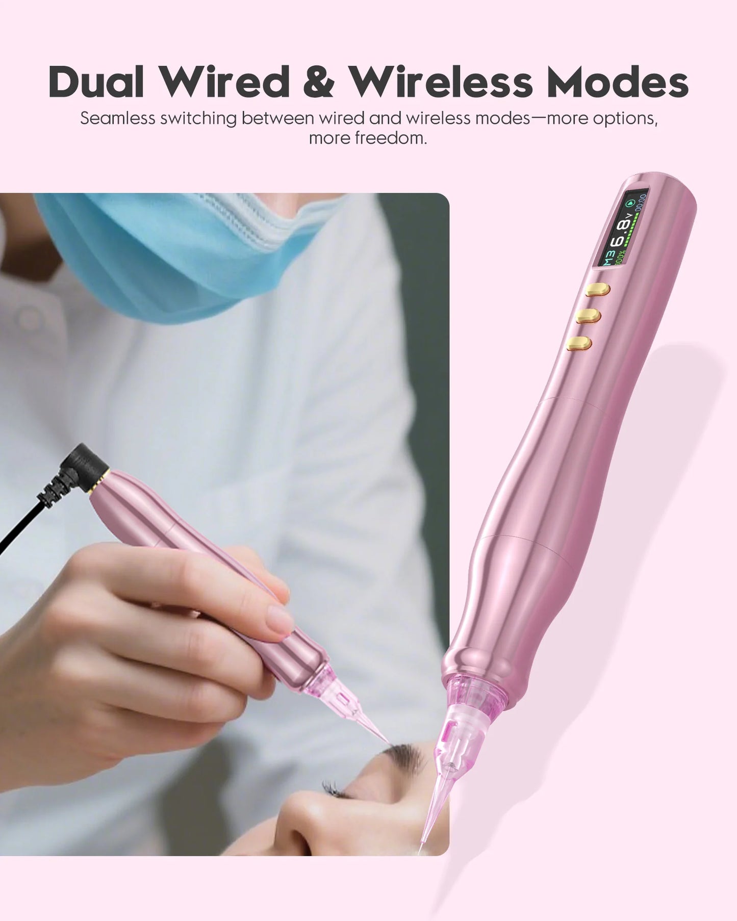 Aparat micropigmentare wireless BIOMASER TP006