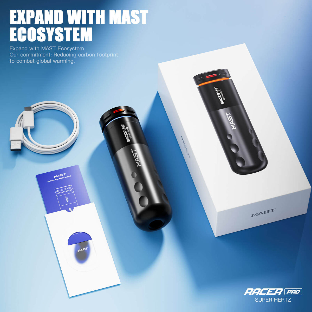 MAST Racer Pro – Aparat Wireless pentru Micropigmentare/Tatuaj, 4.2 mm