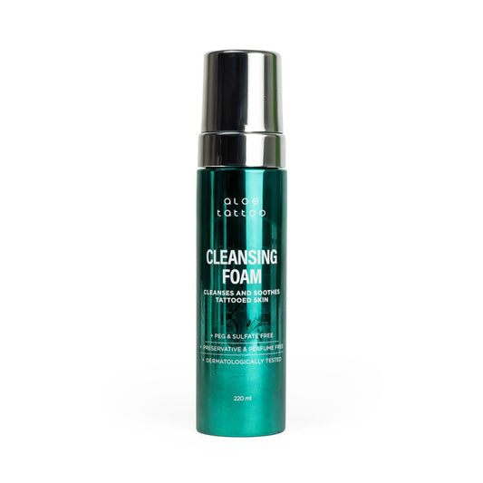 Aloe Tattoo Cleansing Foam 220 ml – Spuma de curatare cu aloe