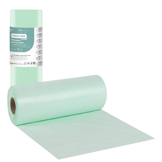 Bavete Dentare la Rola Soft Care Standard 29 x 38 cm – Verde (132 bucati)