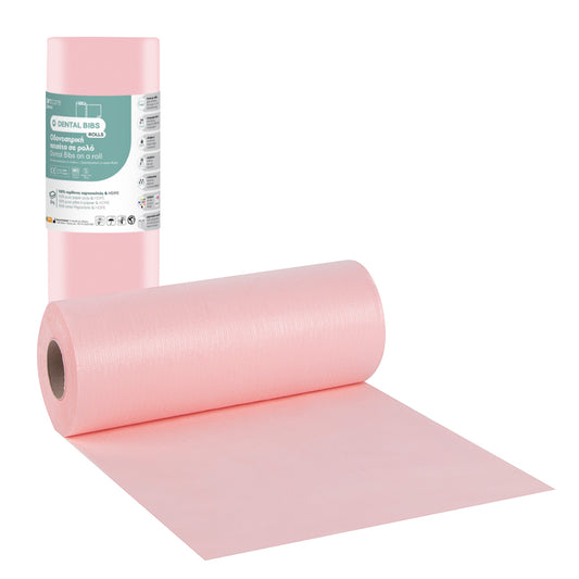 Bavete Dentare la Rola Soft Care Standard 29 x 38 cm – Roz (132 bucati)