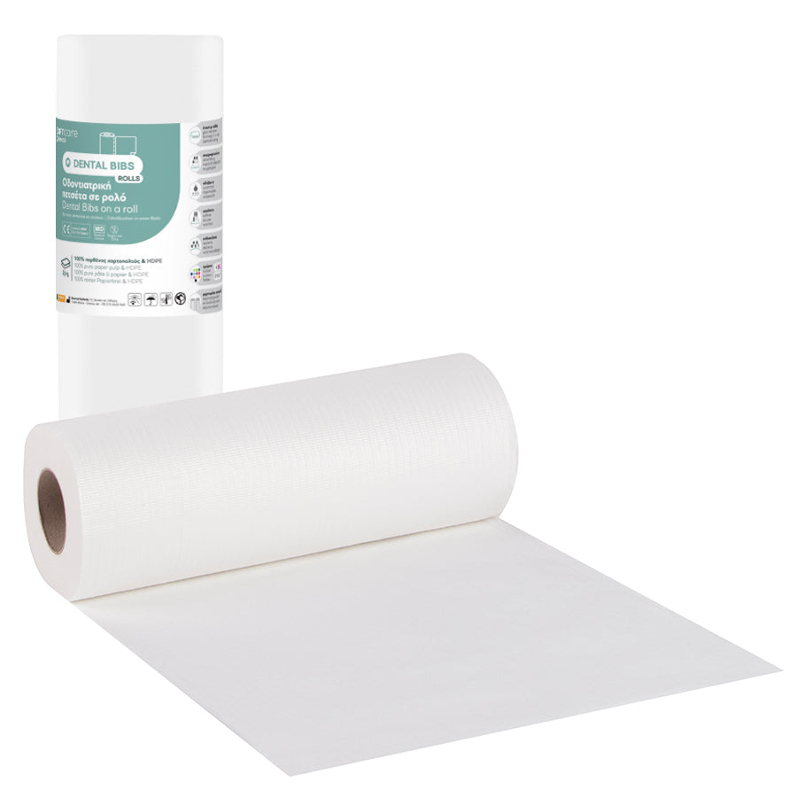 Bavete Dentare la Rola Soft Care Standard 29 x 38 cm – Alb (132 bucati)