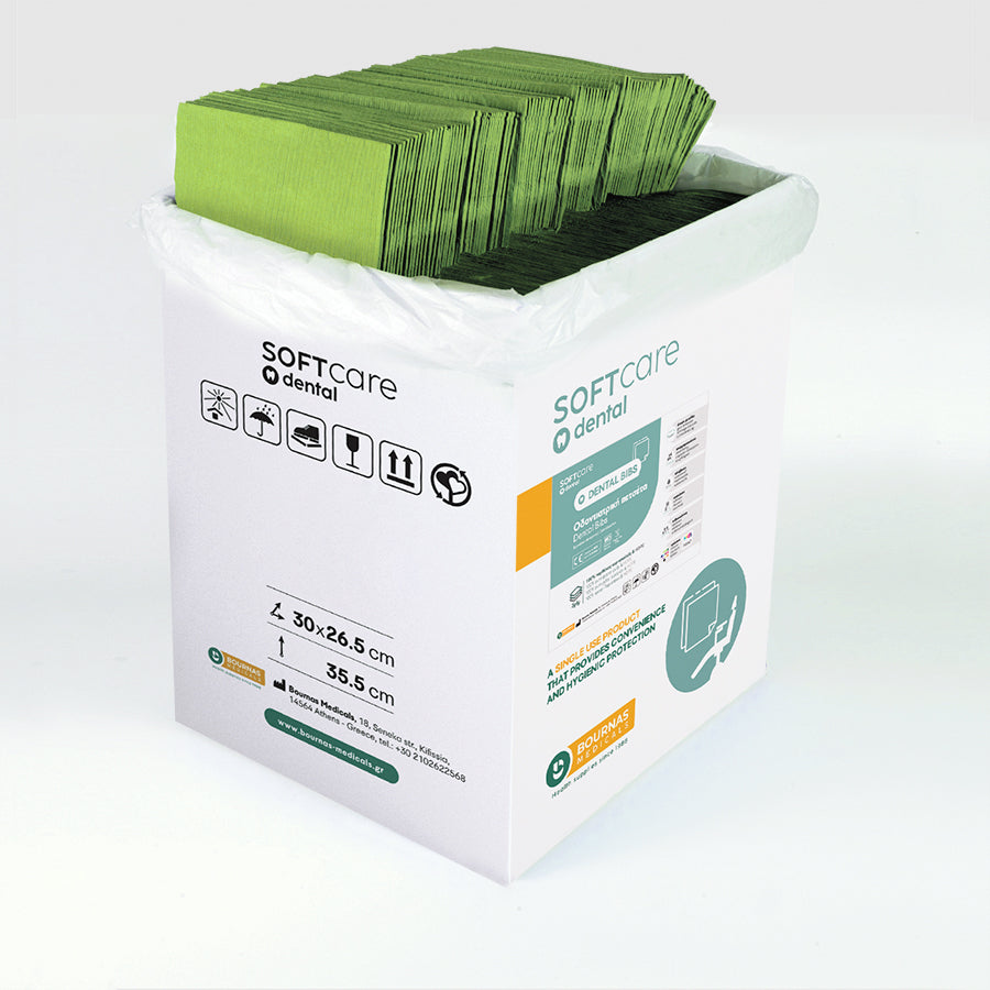 Bavete Soft Care Standard 2 straturi 33x45 cm - Lime (500 bucati)