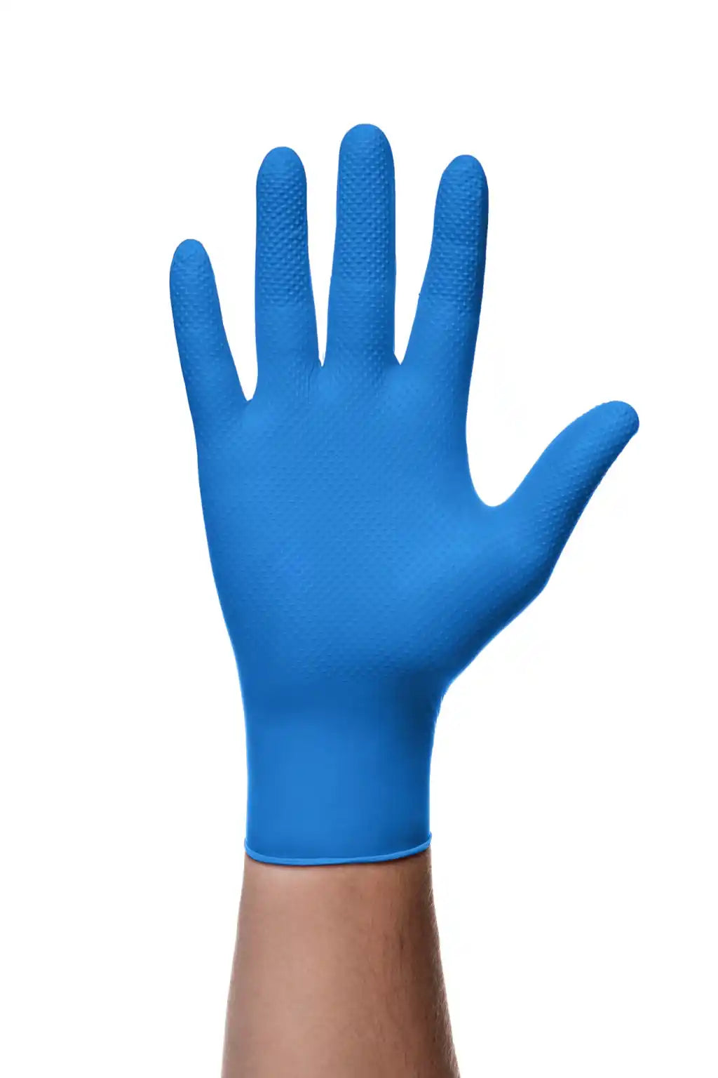 Mercator GoGrip Blue – Manusi nitril albastre fara pudra, 50 bucati