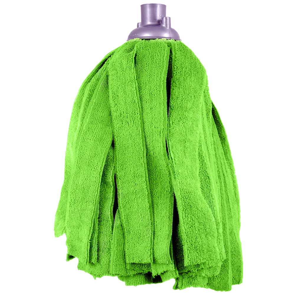 Rezerva mop Misavan, microfibra, marime M, Green