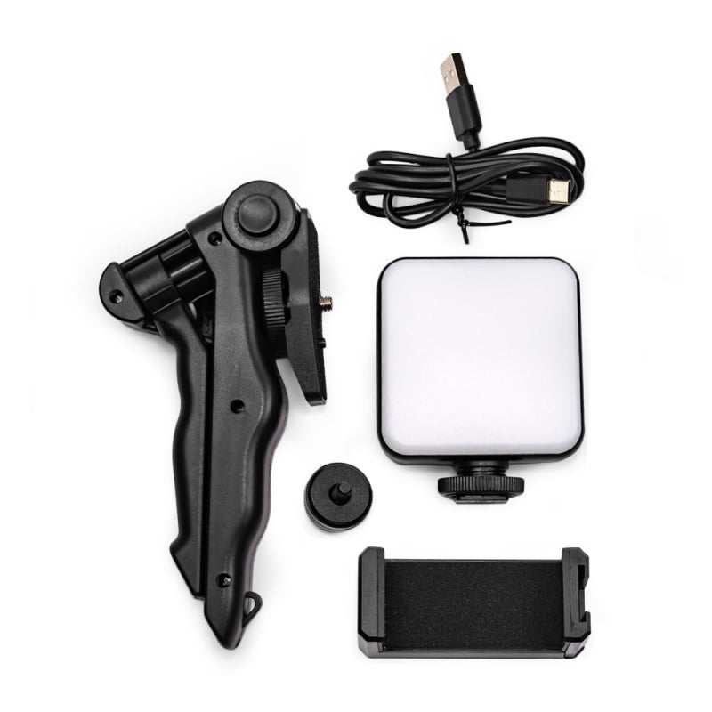 Lampa led pentru telefon cu trepied