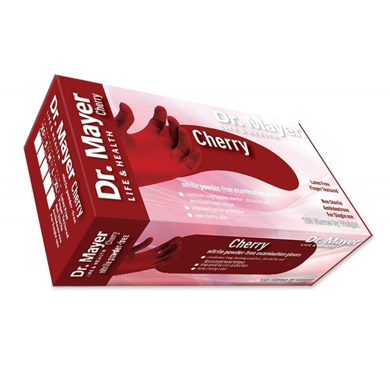 Manusi Examinare Nitril Cherry Red Dr. Mayer